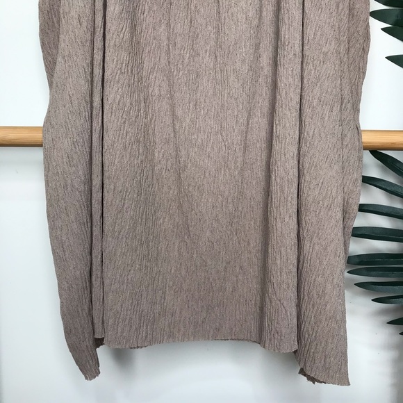 SOLD NWOT Zara Khaki Beige Textured Cami Top Size M - Picture 8 of 11